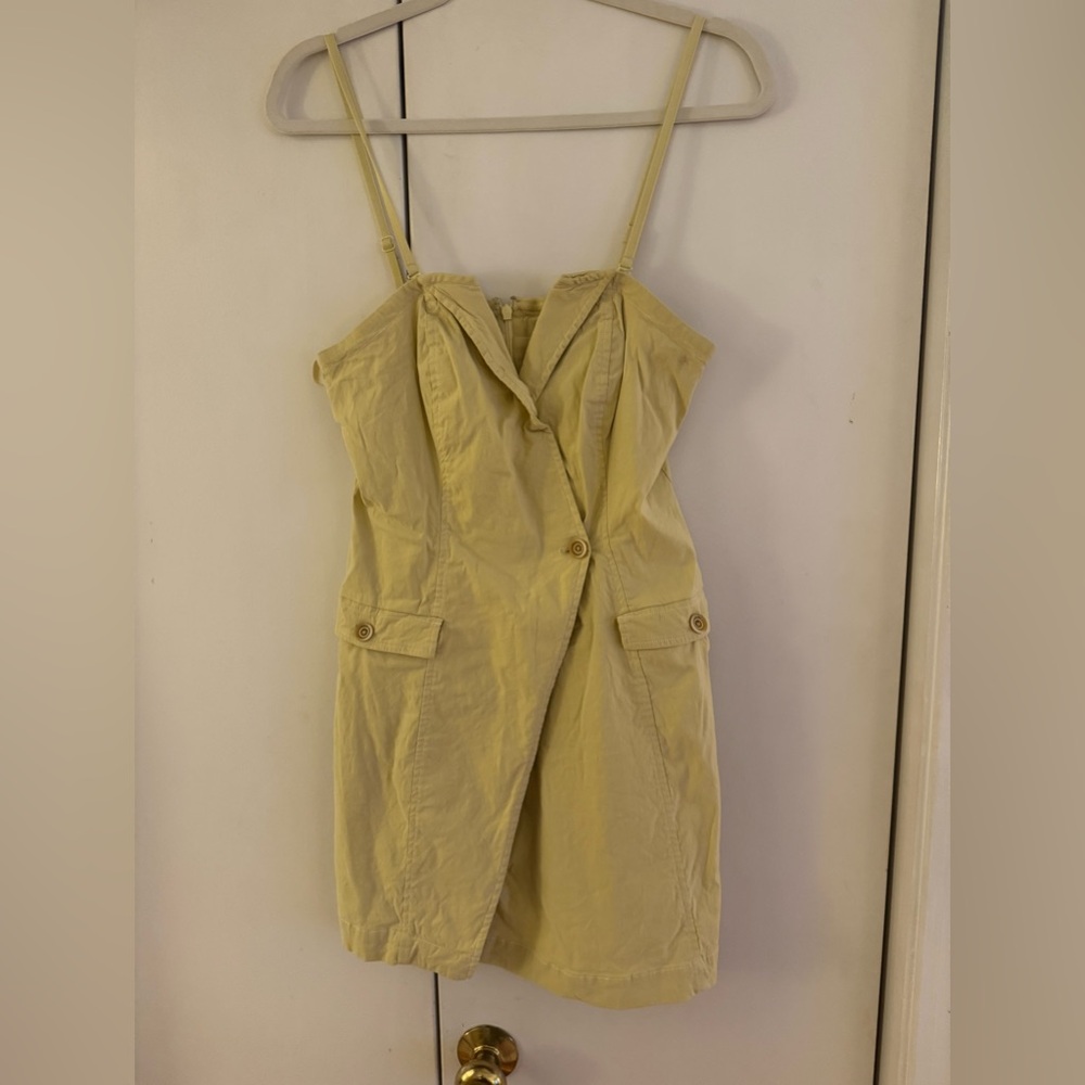 Anthropologie Maeve Yellow Dress